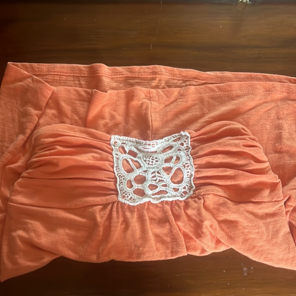 Coral Tube Top